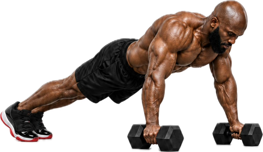 Deficit Push-Up movement