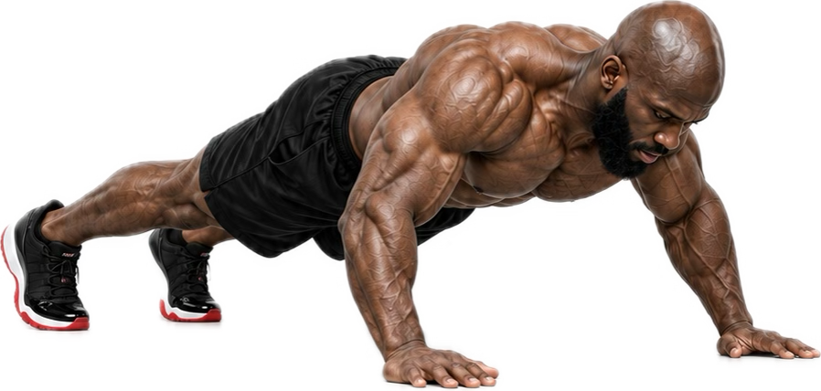 Staggered Push-Up movement